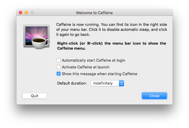 Caffeine app mac alternative app